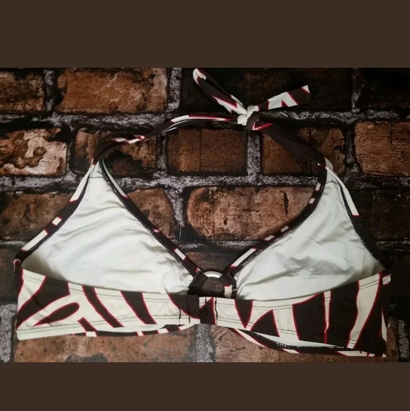 Jantzen 2pc Ring Bikini Swimsuit Size 14 Halter - Picture 3 of 7